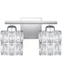 Gibson Medium 2-light Bath Light Polished Chrome
