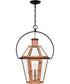 Burdett Large 3-light Outdoor Pendant Light Aged Copper