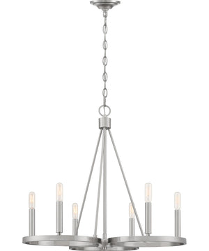 Revival 6-light Chandelier Brushed Nickel