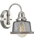 Tilley 1-Light Coastal Bath Vanity Light Brushed Nickel