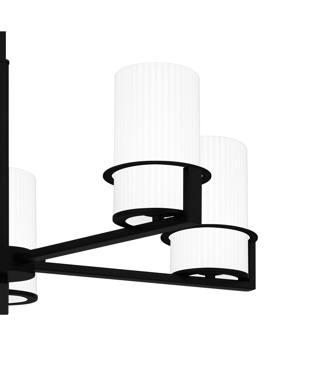 Seymour 5-light Chandelier Matte Black