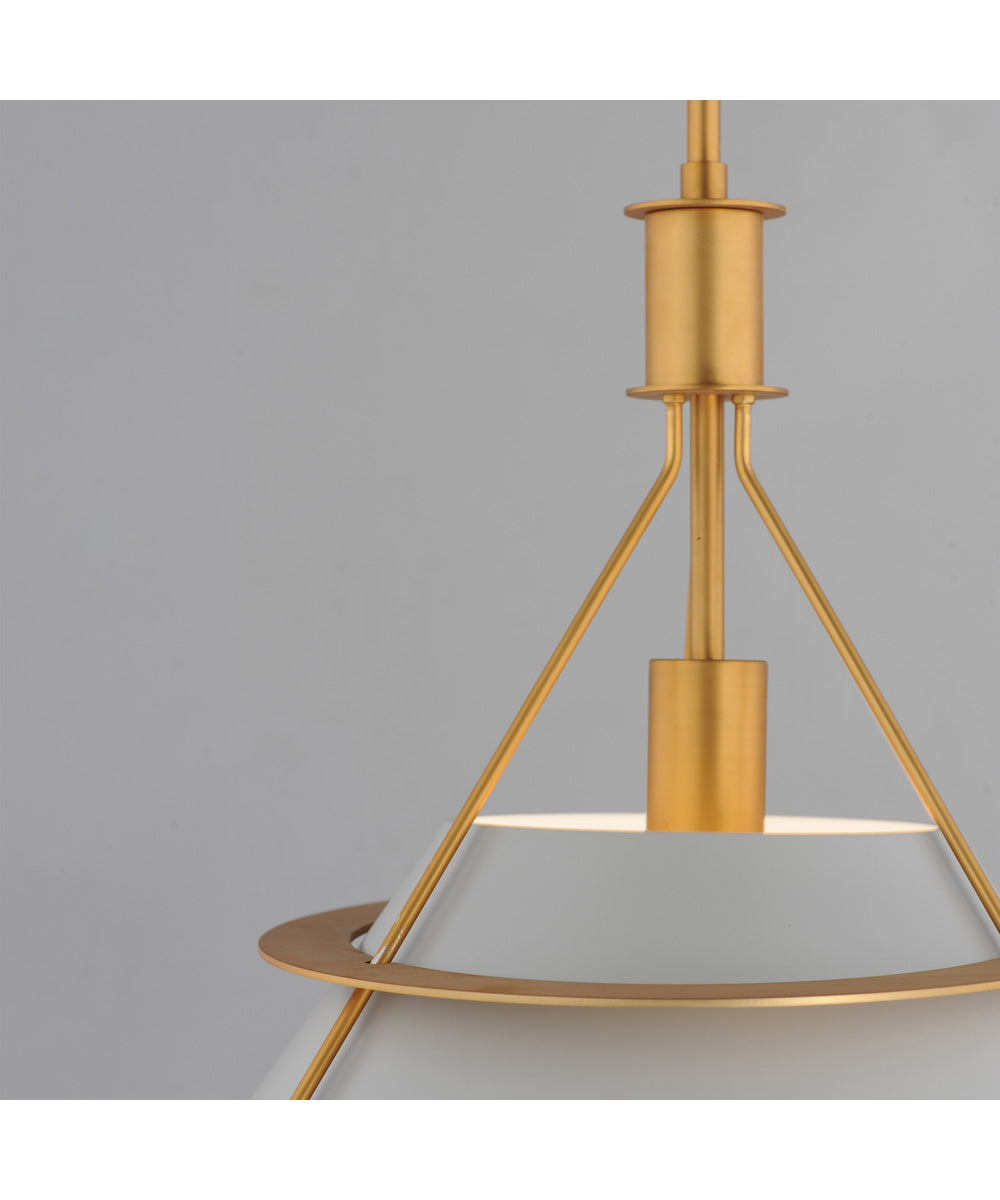 Lucas 1-Light Pendant Natural Aged Brass