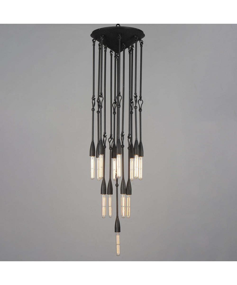 Pioneer 13-Light Pendant Anthracite