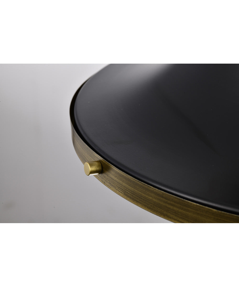 Lafayette 3-Light Close-to-Ceiling Matte Black