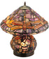 19"H Dragonfly Agata Table Lamp