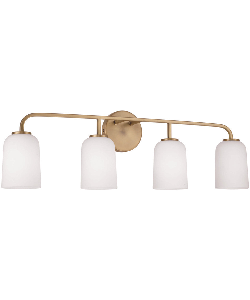 Lawson 4-Light Vanity Aged Brass