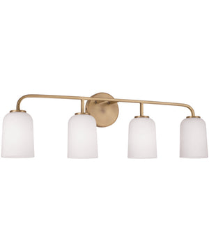 Lawson 4-Light Vanity Aged Brass
