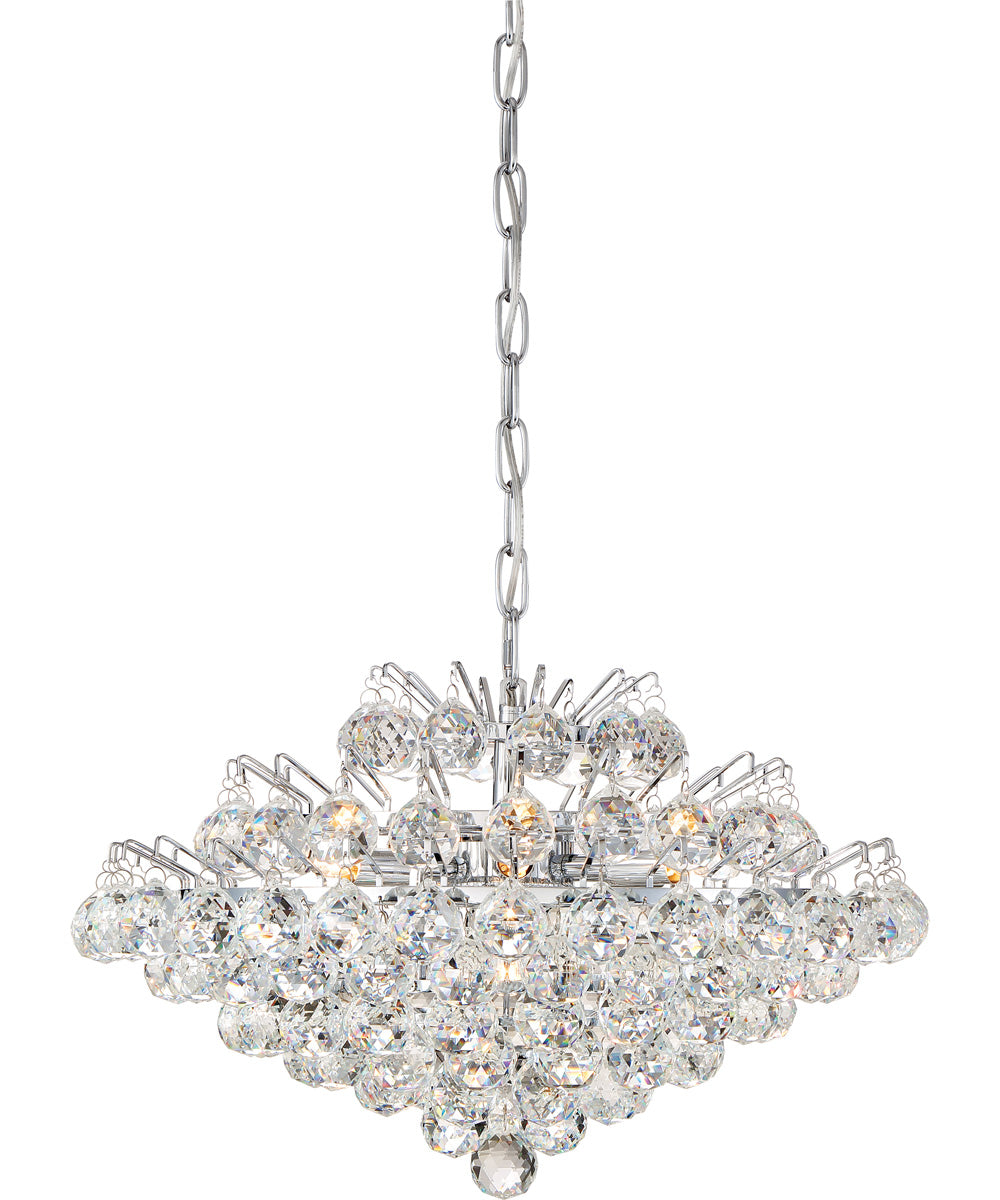Bordeaux 7-light Pendant Polished Chrome