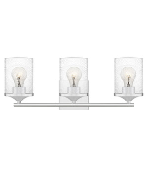Abner Large 3-light Bath Light Polished Chrome