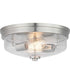 Blakely 2-Light 13-5/8" Flush Mount Brushed Nickel