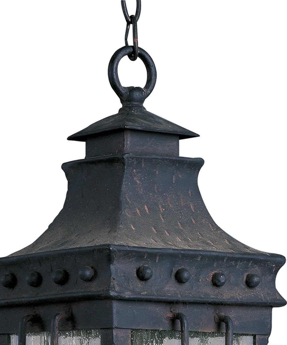 Maxim Nantucket 3-Light Outdoor Hanging Lantern Country Forge 30088CDCF