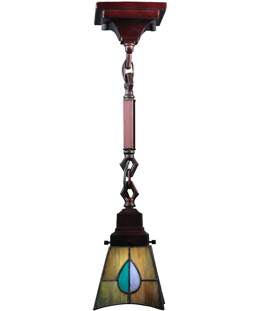 7"W Mackintosh Leaf Mini-Pendant