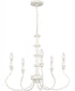 Adela 5-light Chandelier Antique White