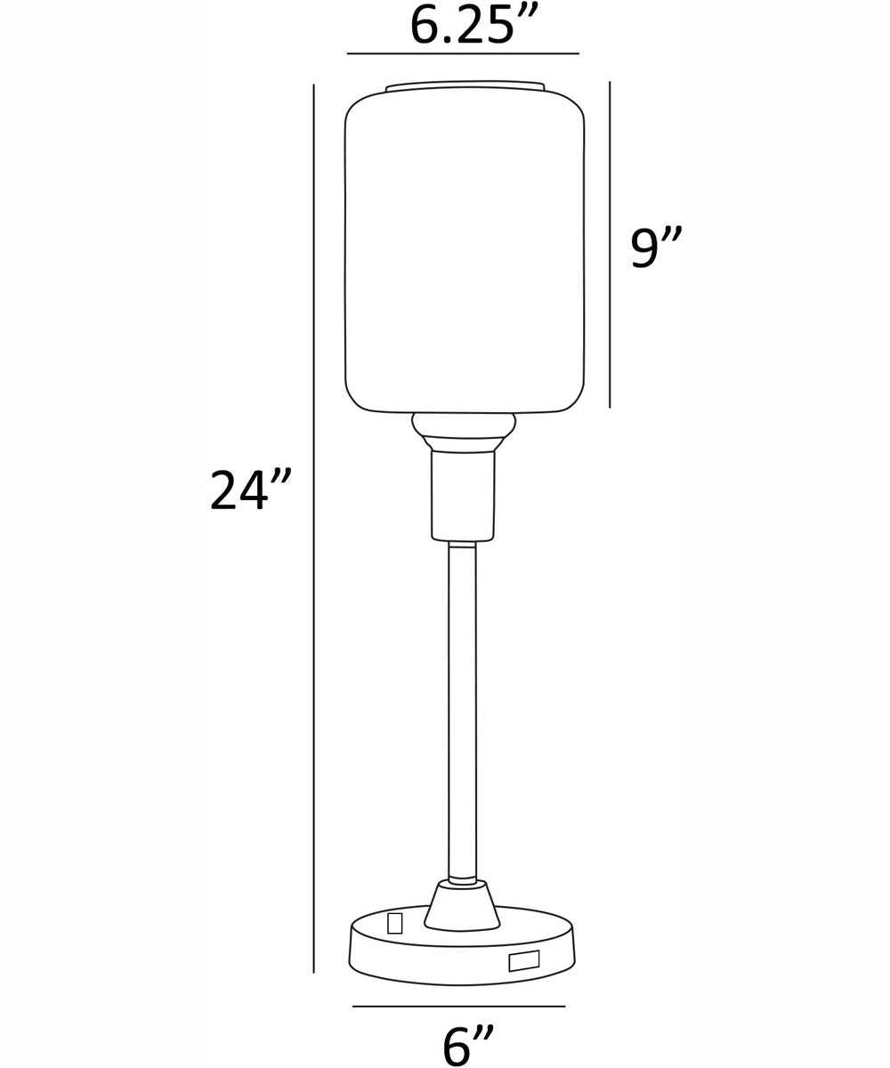 Luken 1-Light 3Pcs Floor & Table Lamp Set Black/Antique Brass/Seeded Glass