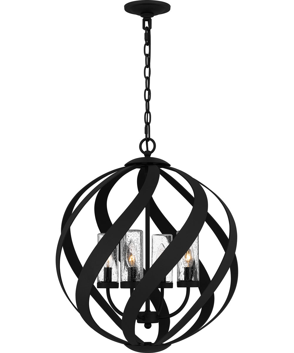 Blacksmith Large 4-light Pendant Earth Black