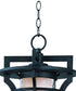 Maxim Oakville 1-Light Outdoor Pendant Black Oxide 30488WGBO