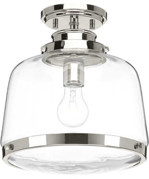 Judson 11" Flush Mount Polished Nickel