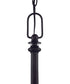Dardyn 5-Light Chandelier Flat Black