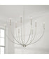 Ansley 9-Light Chandelier Brushed Nickel