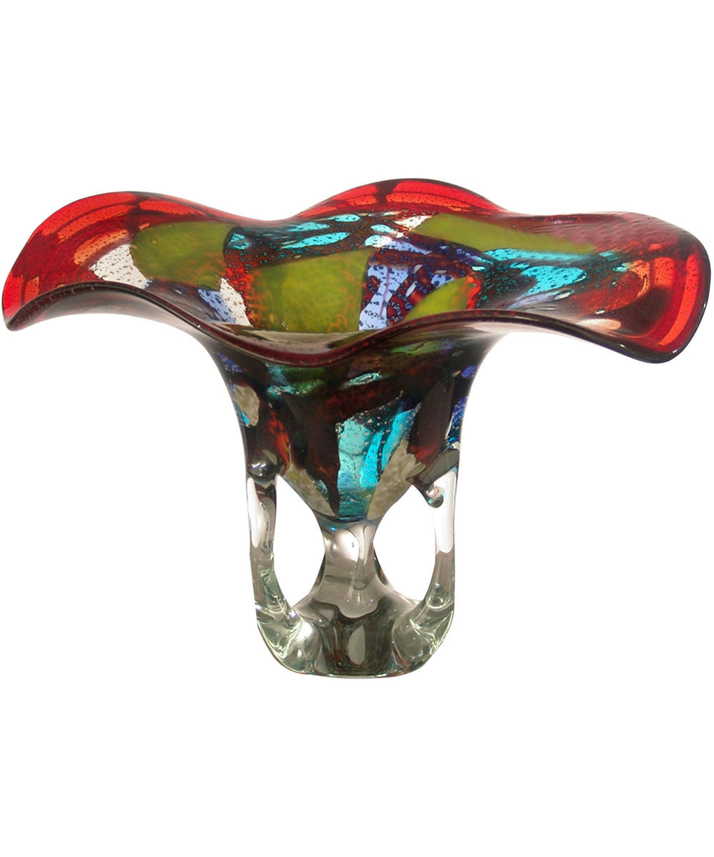 Montana Hand Blown Art Glass Vase