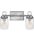 Penley 2-Light Two Light Vanity in Polished Nickel