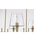 Brookside 6-Light Pendant Vintage Brass