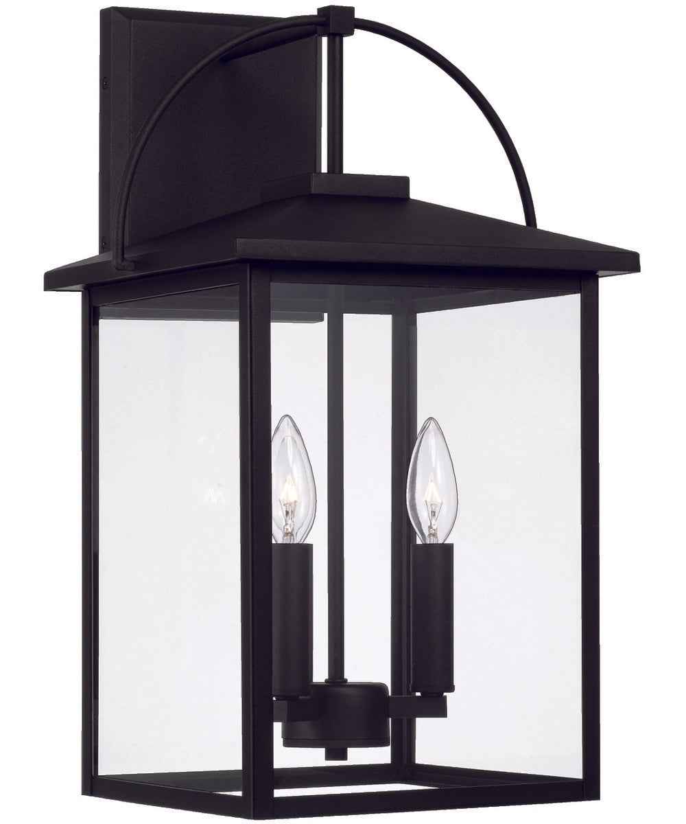 Bryson 3-Light Outdoor Wall-Lantern Rain or Shine - Black