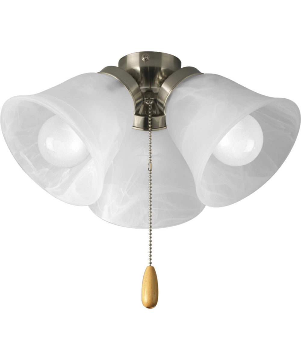 AirPro 3-Light Ceiling Fan Light Brushed Nickel