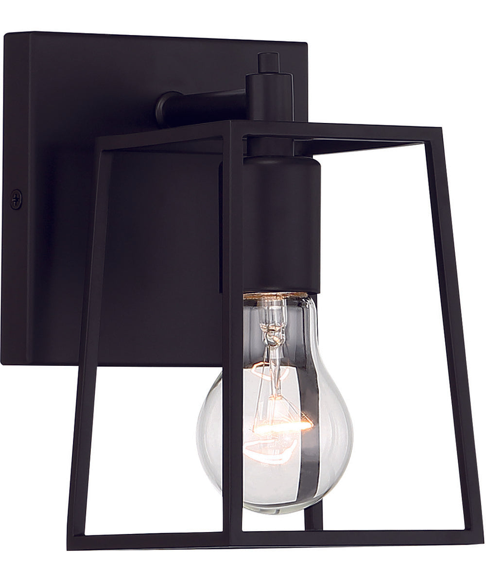 Dunn 1-Light Wall Sconce Flat Black