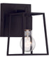 Dunn 1-Light Wall Sconce Flat Black