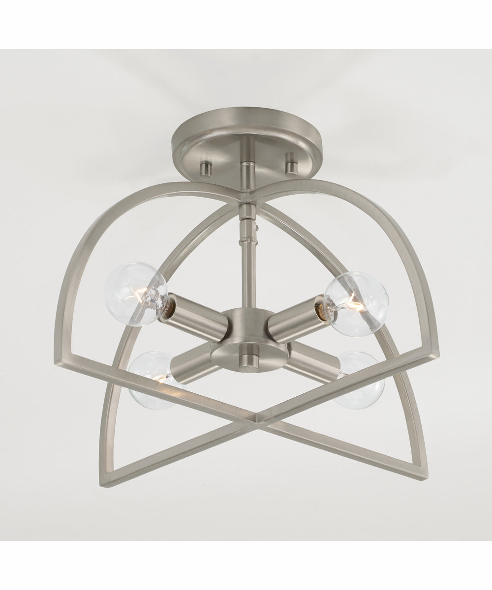 Lawson 4-Light Semi-Flush Brushed Nickel