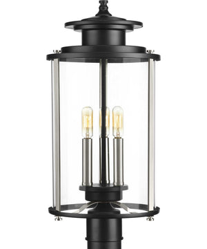 Squire 3-Light Post Lantern Matte Black