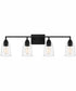 McIntire Extra Large 4-light Bath Light Matte Black