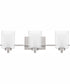 Kolt Large 3-light Bath Light Brushed Nickel