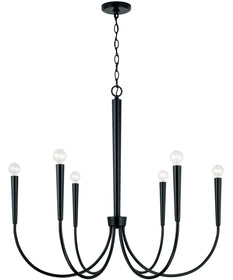 Holden 6-Light Chandelier Matte Black