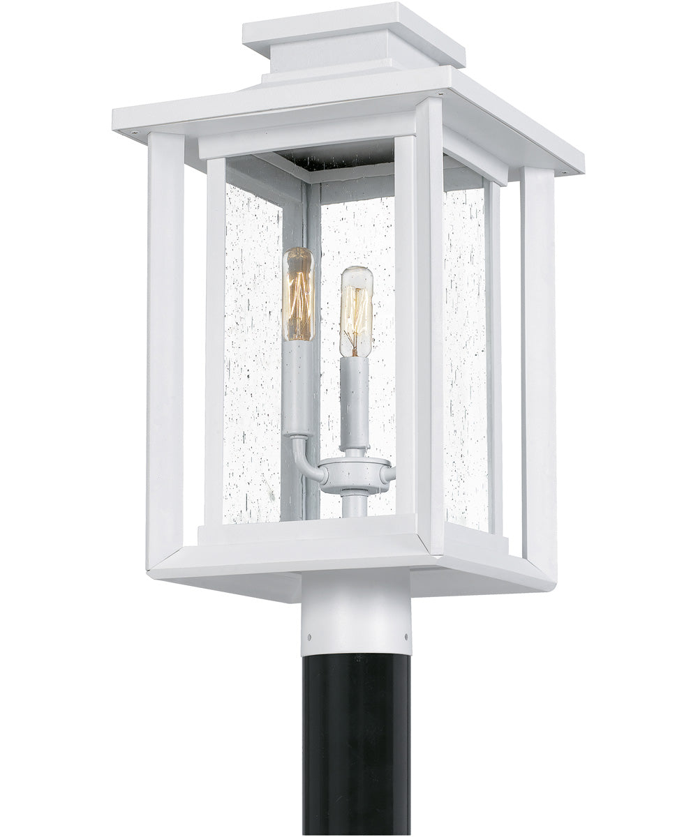 Wakefield 3-light Outdoor Post Light  Coastal Armour White Lustre