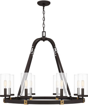 Lisbon 8-light Chandelier Old Bronze