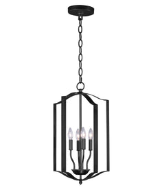 Provident 4-Light Chandelier Black