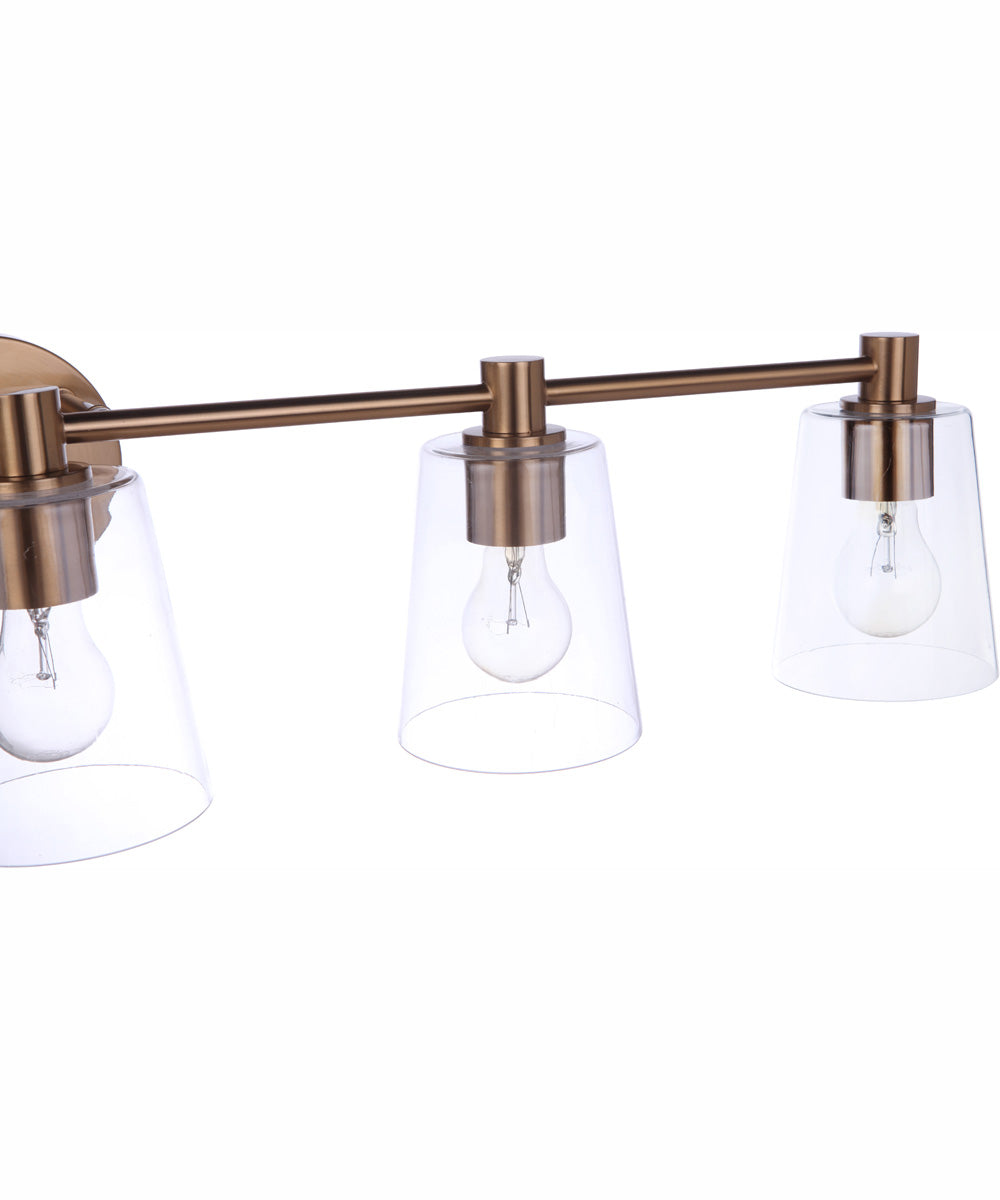 Emilio 5-Light Vanity Satin Brass