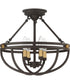 Sergeant 4-light Semi Flush Mount Western Bronze