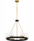 Greeley 6-light Chandelier Matte Black