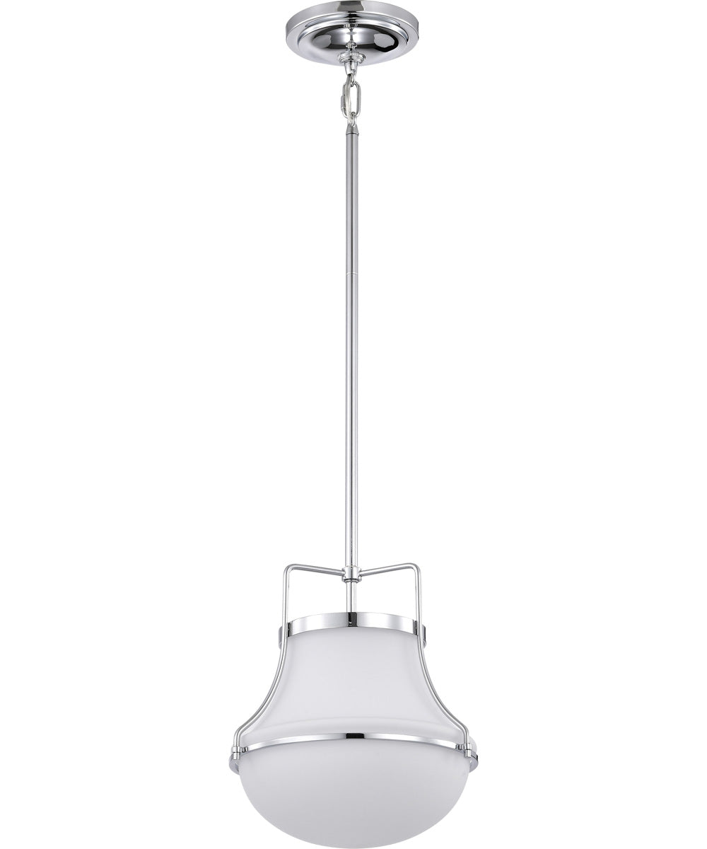 Valdora 1-Light Pendant Polished Nickel