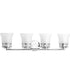 Cascadia 4-Light Bath & Vanity Polished Chrome