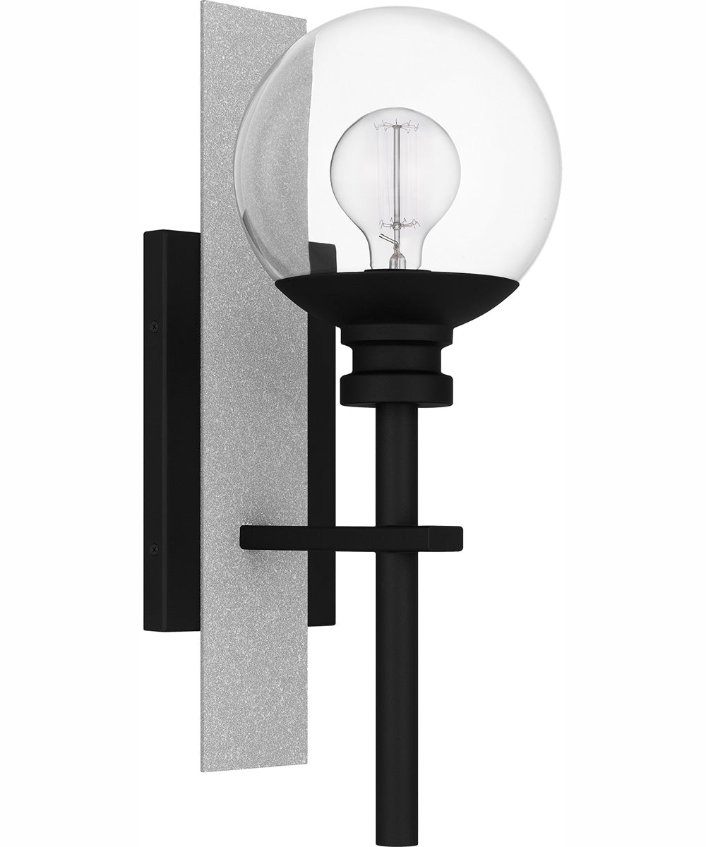 Gladstone Large 1-light Outdoor Wall Light Earth Black