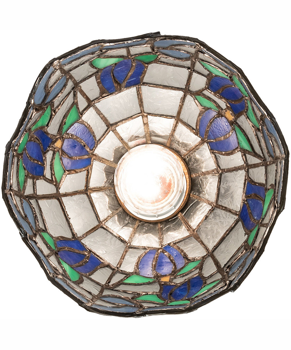 7" Wide Roseborder Mini Pendant