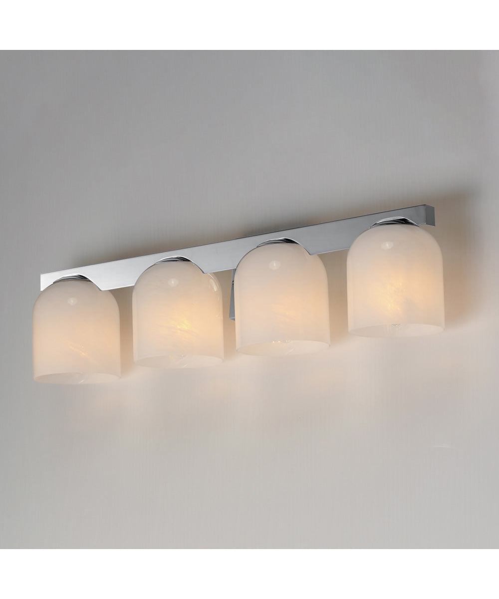 Scoop 4-Light Bath Vanity Polished Chrome