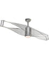 Illusion 1-Light LED Ceiling Fan (Blades Included) Polished Nickel