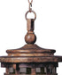 Maxim Santa Barbara Die-Cast Aluminum 3-Light Outdoor Hanging Lantern Sienna 3138CDSE