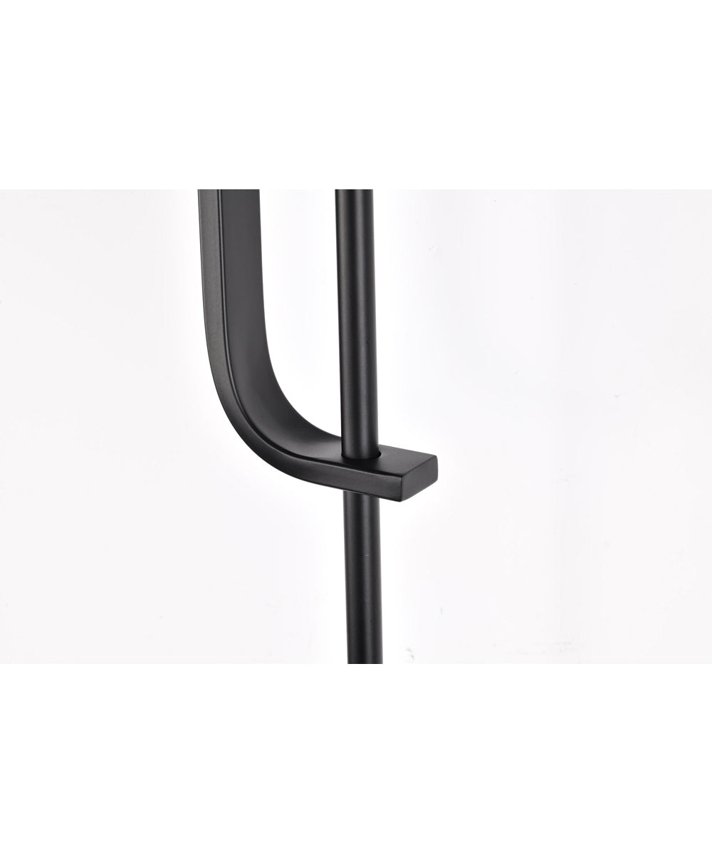 Terrace 1-Light Vanity & Wall Matte Black