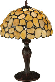 20"H Agata Yellow Table Lamp